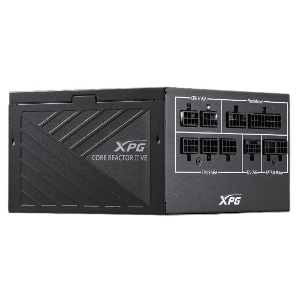 XPG Power Supply Core Reactor II VE 850 Watt 80 Plus Gold Fully Modular XPG Power Supply Core Reactor II VE 850 Watt 80 Plus Gold Fully Modular